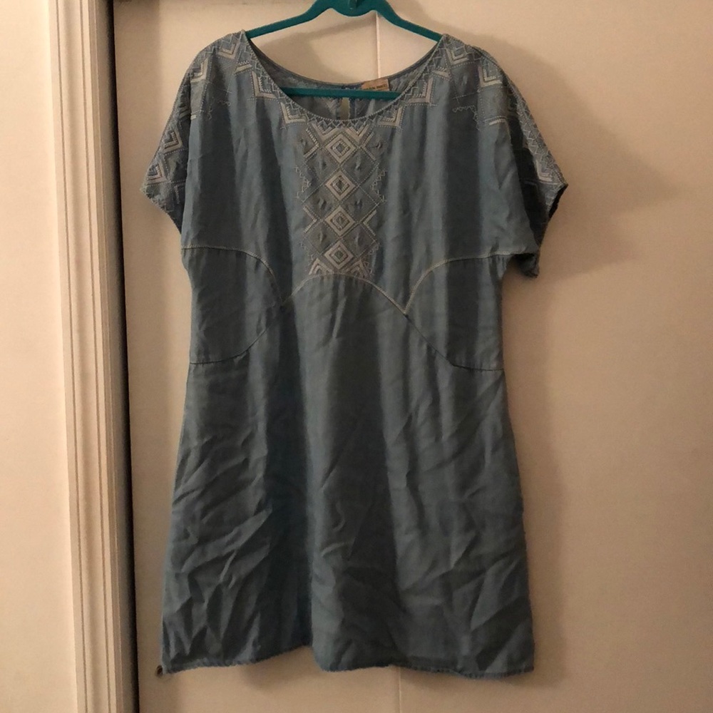 Denim Holding Horses Dress
